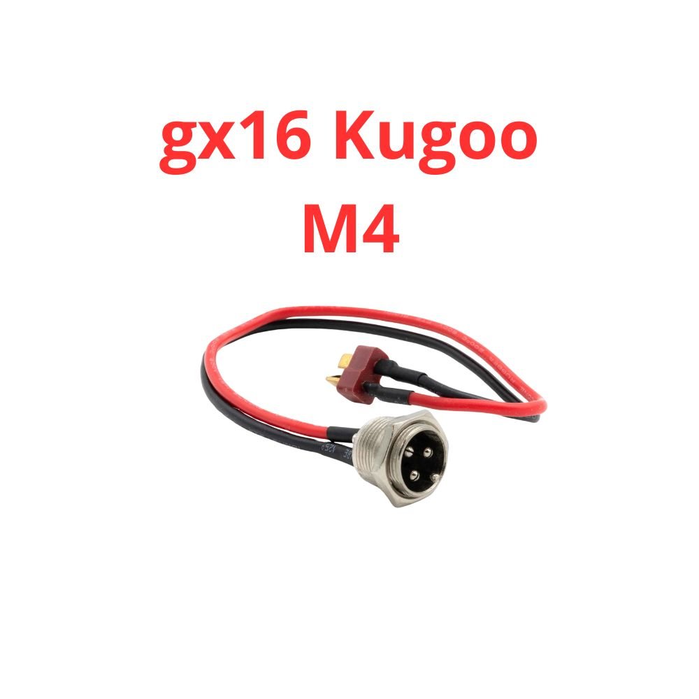 gx16-Kugoo-M4.jpg Port de charge Kugoo M4 gx16 – Image 1