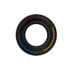 Pneu plein 9.5x2.0 à bandes 3 couleurs