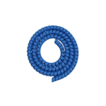 Tube en spirale bleu 8mm 1M (1 mètre)